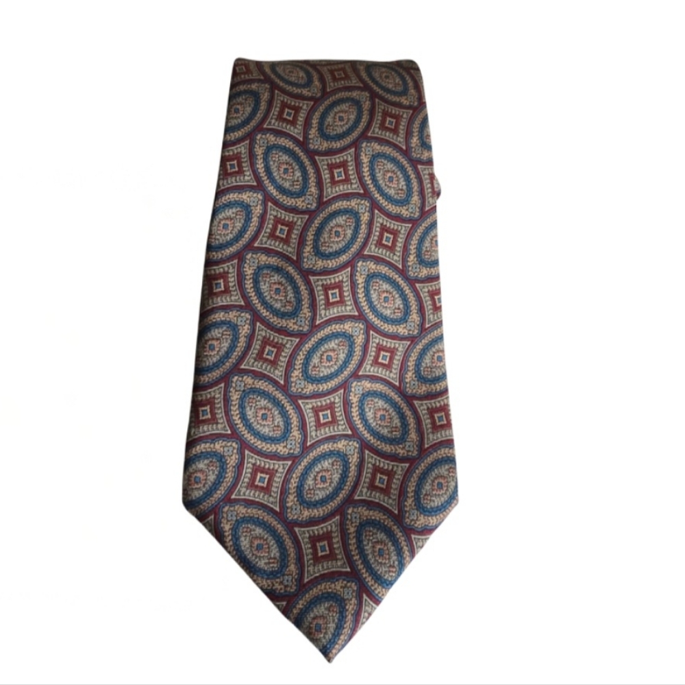 OSCAR DE LA RENTA Couture Tie Vintage  Paisley Pattern Men’s Necktie Classic